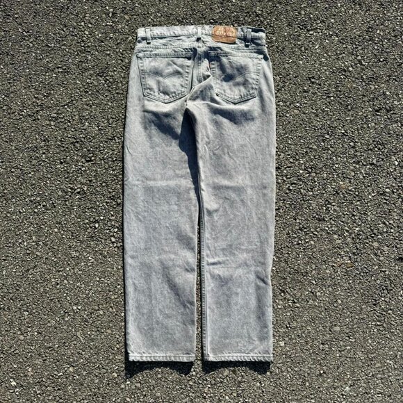 Vintage 80s Levi's 505-0261 Gray Stone USA Made‎ Denim Jeans - Picture 2 of 8